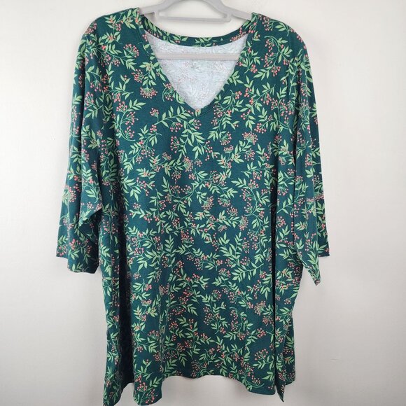 Woman Within plus size bundle 4 tops sz 3X / 30-32 - Picture 3 of 6